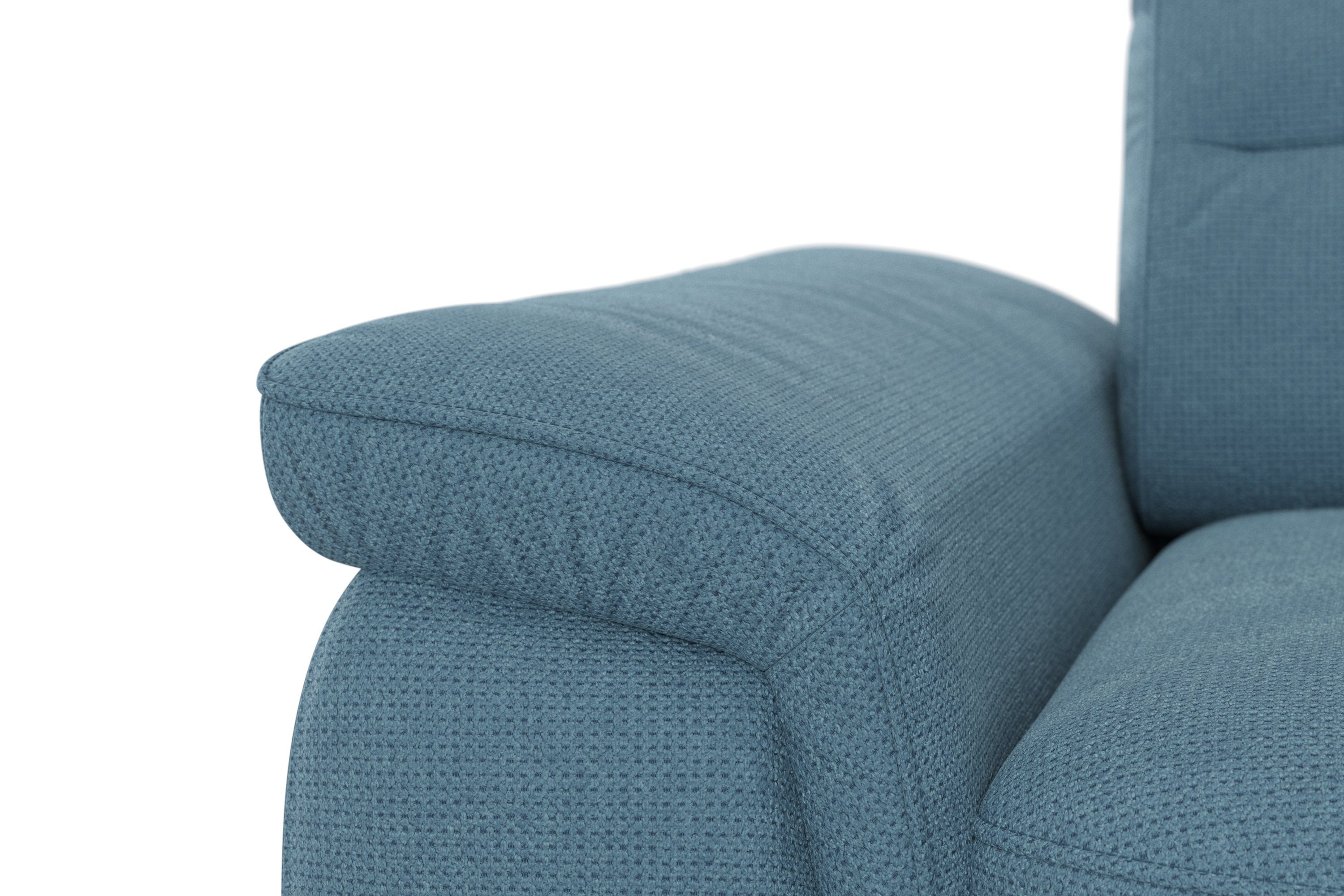 Ecksofa Kopfteilverstellung sit&more optinal Sinatra, mit und Metallfüße Armteilfunktion,