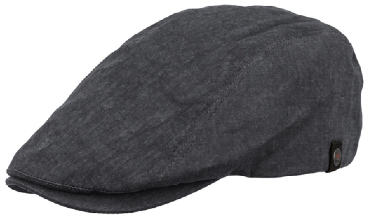 Balke Schiebermütze leichte Flatcap im Washed-Cotton-Look 100% Baumwolle