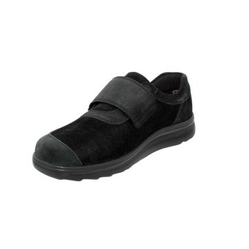 BERKEMANN Pascal, schwarz, Sportnubuk / Stretch, schwarz, Klettverschluss, Extr Klettschuh