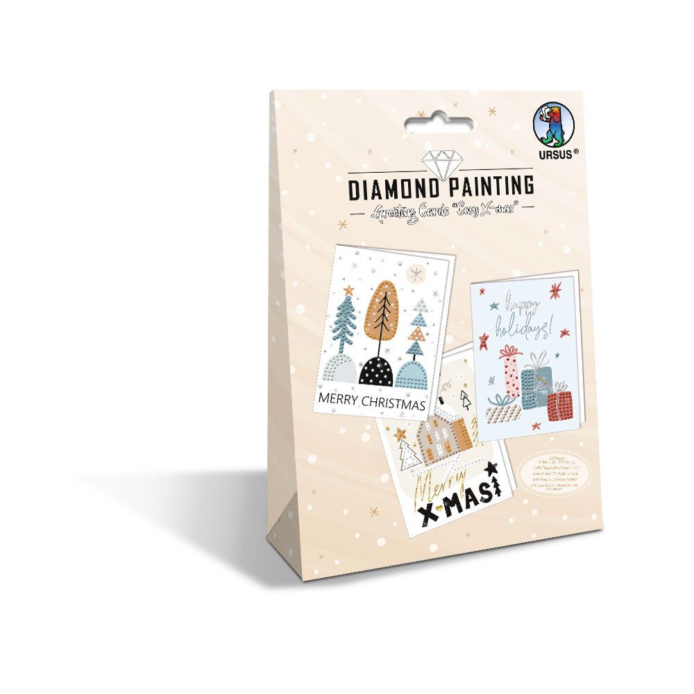 URSUS Sticker URSUS Diamond Painting Karten Cosy X-Mas