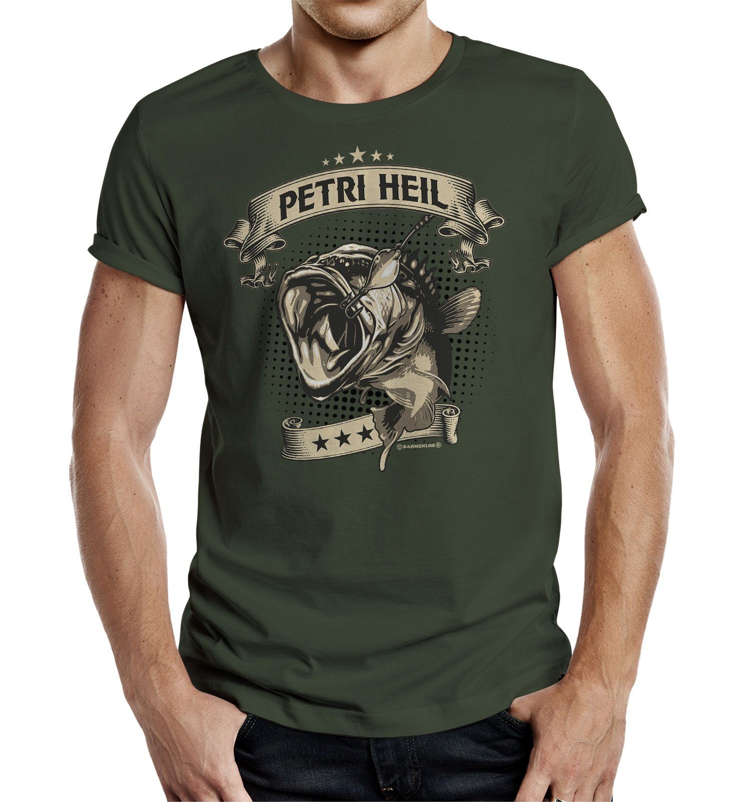 RAHMENLOS® T-Shirt für Angler - Petri günstig online kaufen