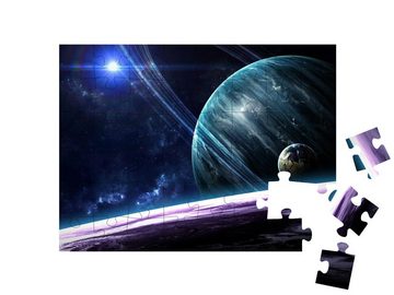 puzzleYOU Puzzle Universum mit Planeten, Sternen und Galaxien, 48 Puzzleteile, puzzleYOU-Kollektionen Astronomie