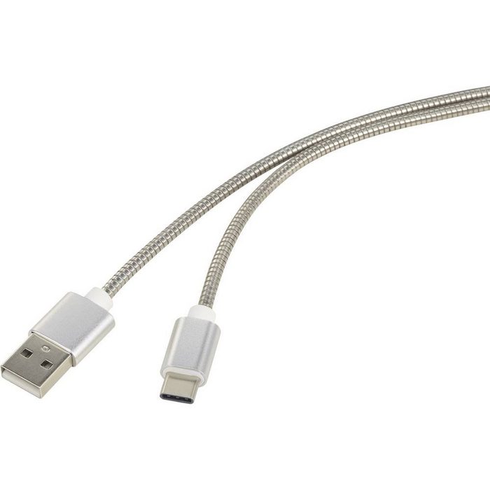 Renkforce USB 2 Anschlusskabel A/USB-C™ 1 m USB-Kabel (1.00 cm)