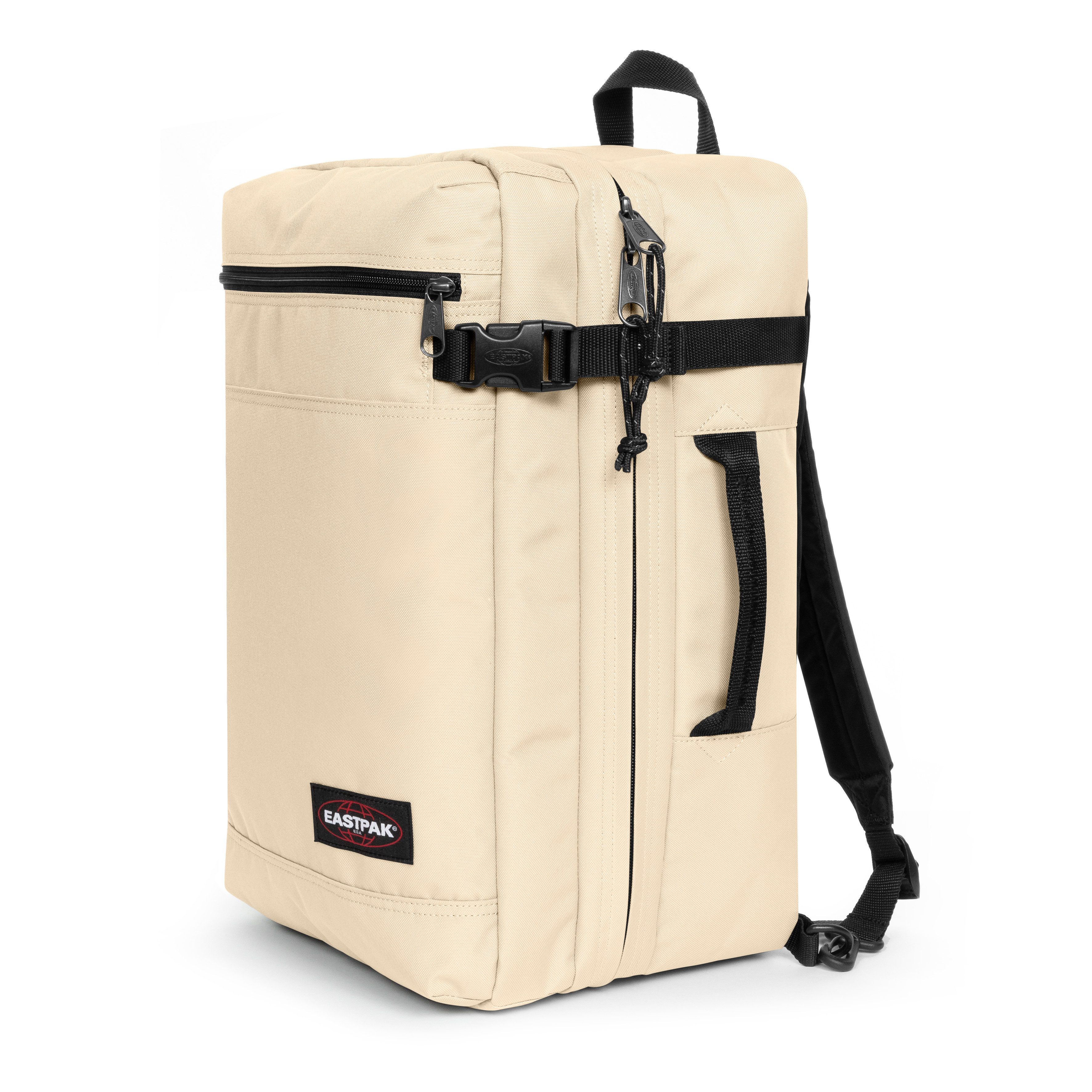 Eastpak Freizeitrucksack TRANSIT'R PACK Cloth Beige, Reisetasche Sporttasche Reisegepäck Duffle-Tasche