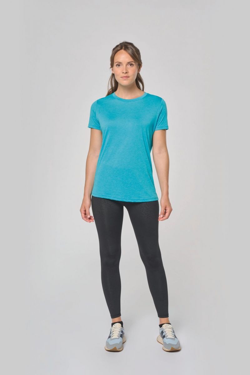Proact Trainingsshirt Damen-Triblend-Sportshirt mit Rundhalsausschnitt