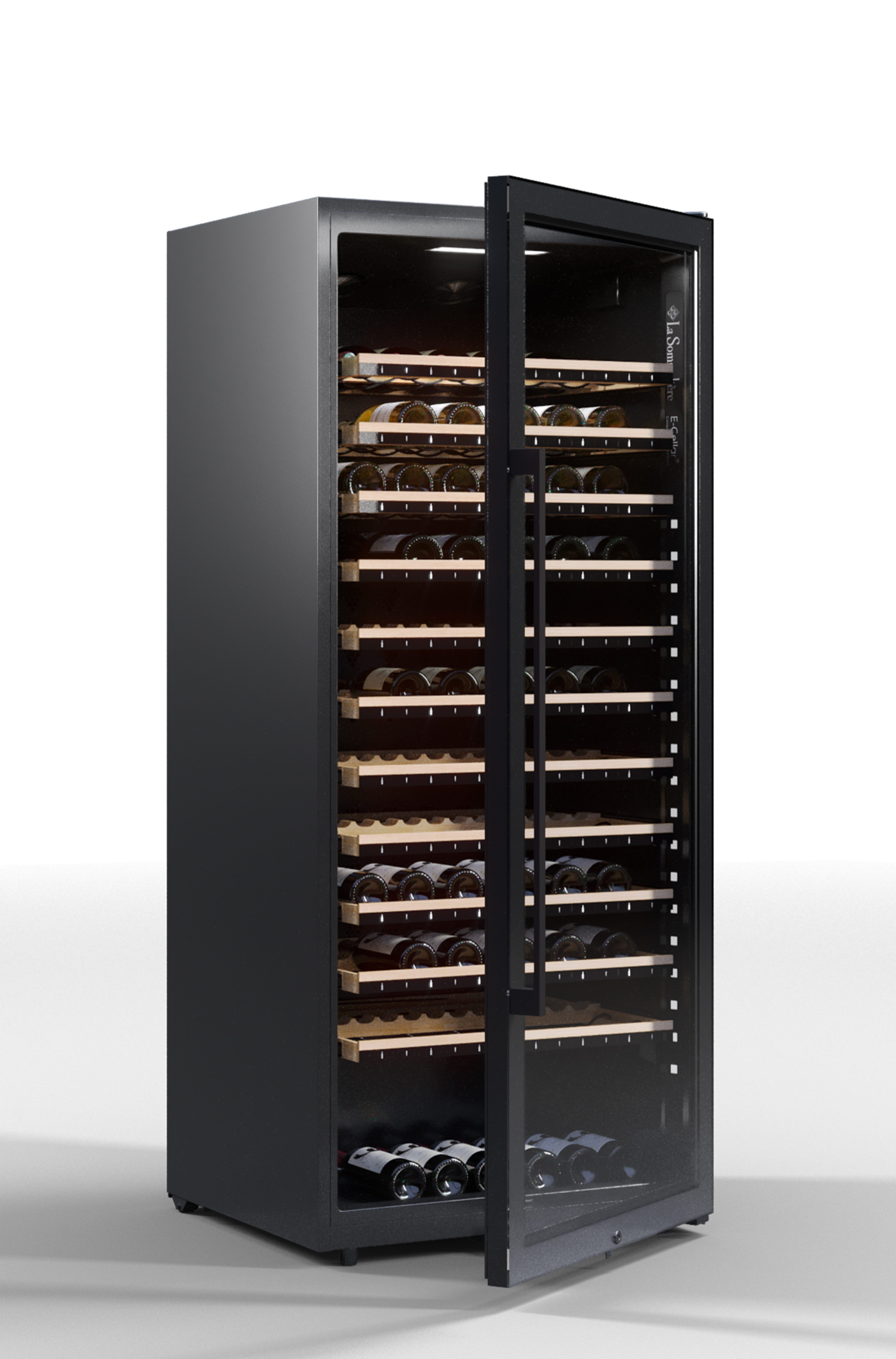 La Sommelière Weinkühlschrank ECELLAR150G2, für 149 Standardflaschen á 0,75l,voll-vernetzter Weinklimaschrank, VINOTAG-APP