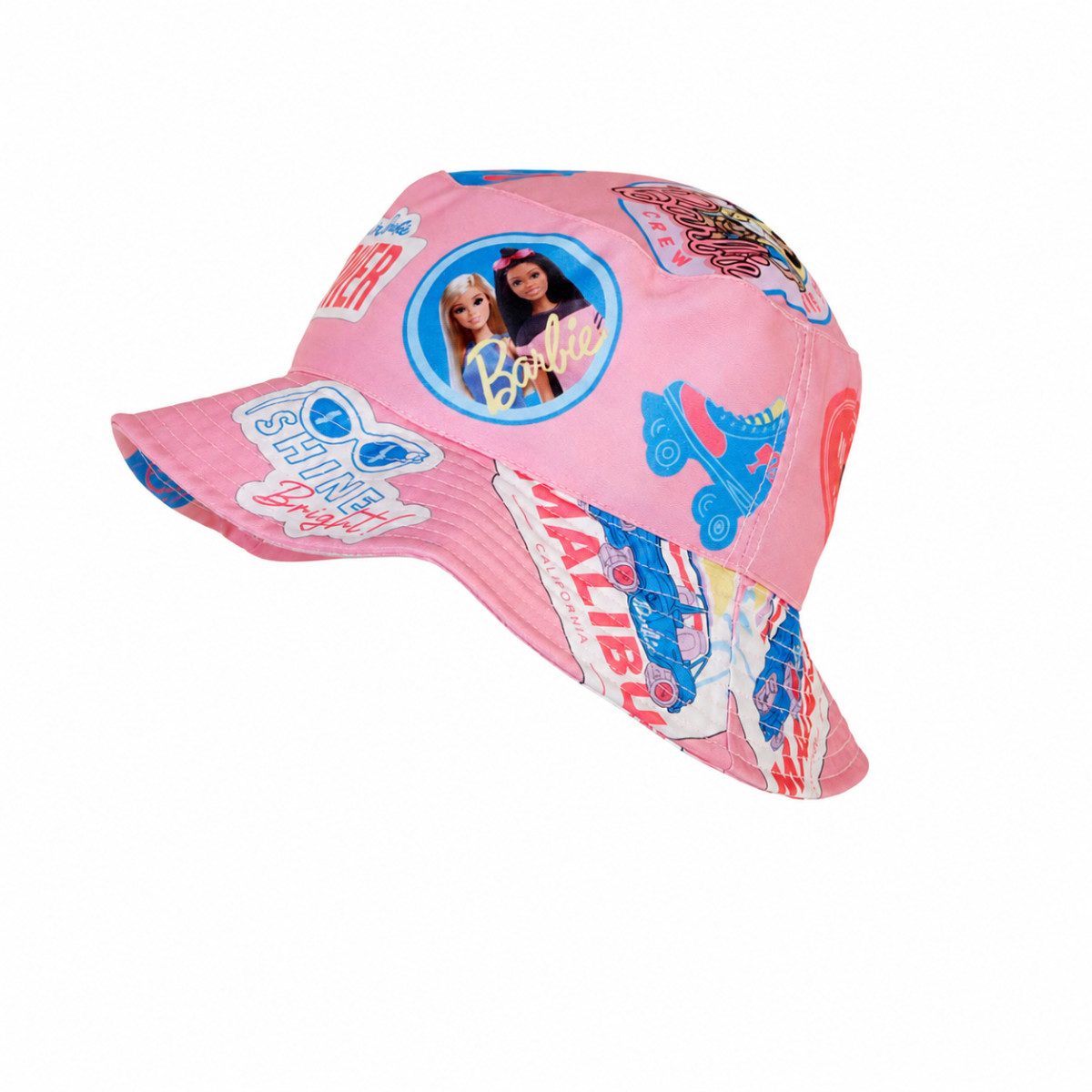 Barbie Fischerhut Malibu Kinder Pink Größe 8 Jahre mit 50 cm Kopfumfang (1-St)