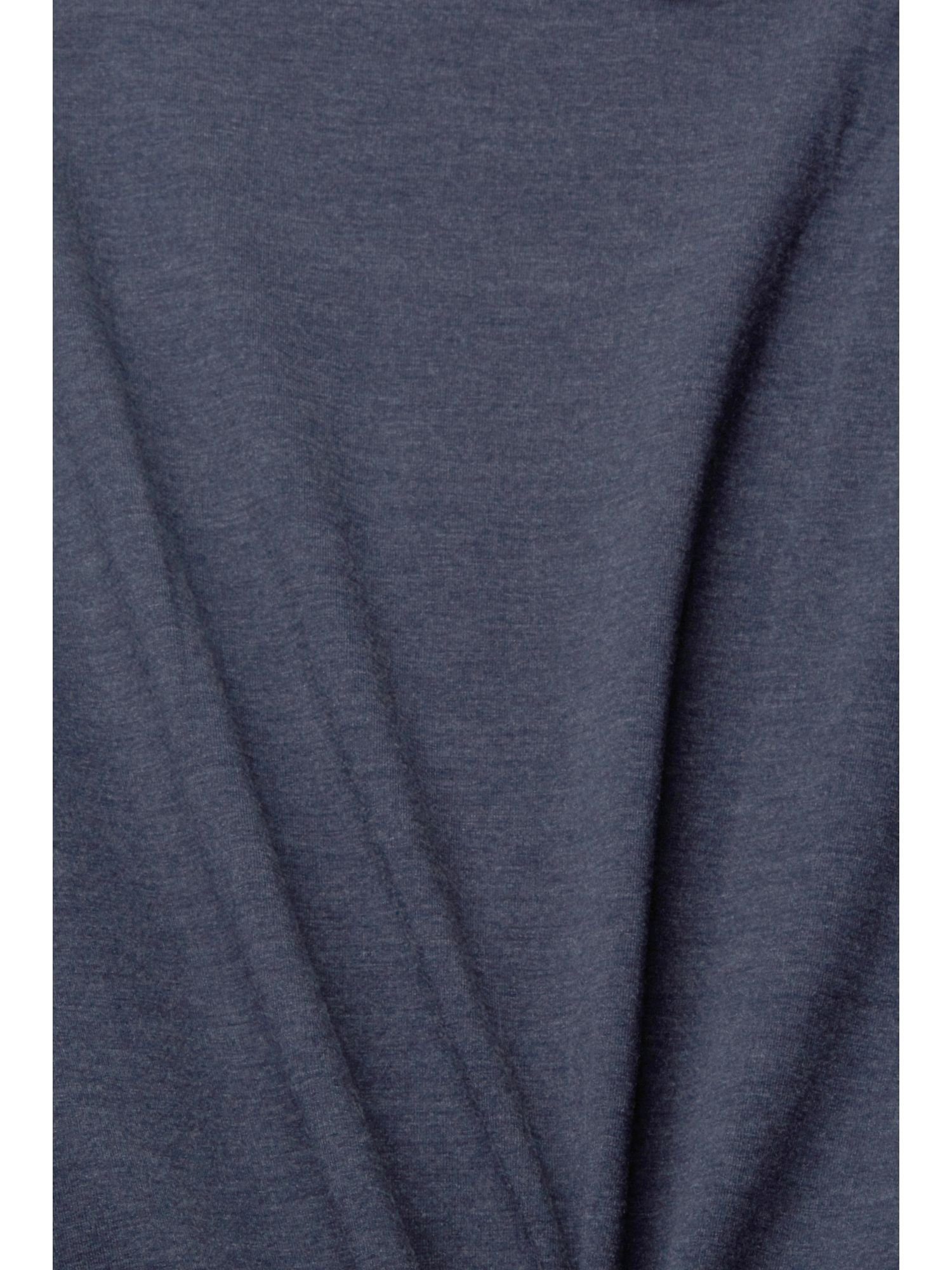 Esprit Pyjamaoberteil T-Shirt mit NAVY Brusttasche Baumwoll-Mix aus