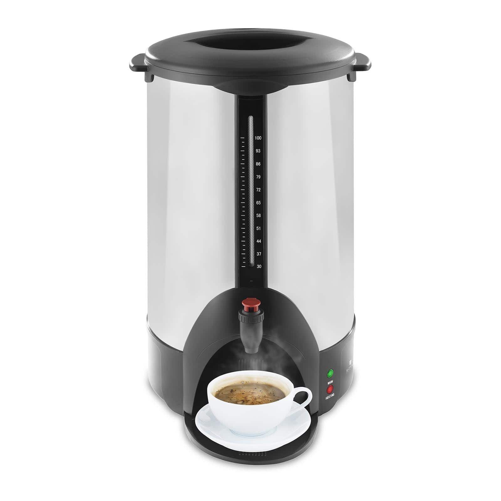 Royal Catering Filterkaffeemaschine Rundfilter Kaffeemaschine 16 Liter Kaffeebereiter Kaffeeperculator