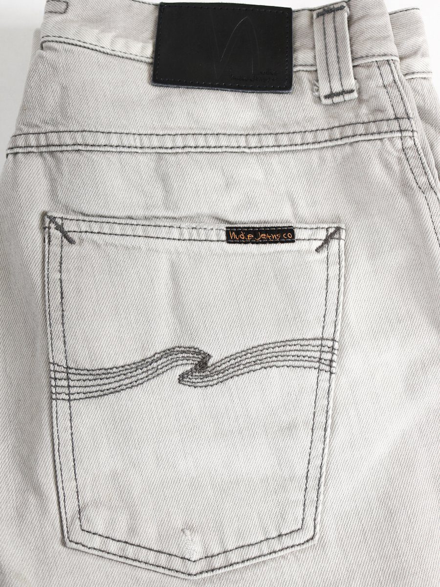 Grey Jeans Jim Sunbleach Slim Nudie Regular-fit-Jeans