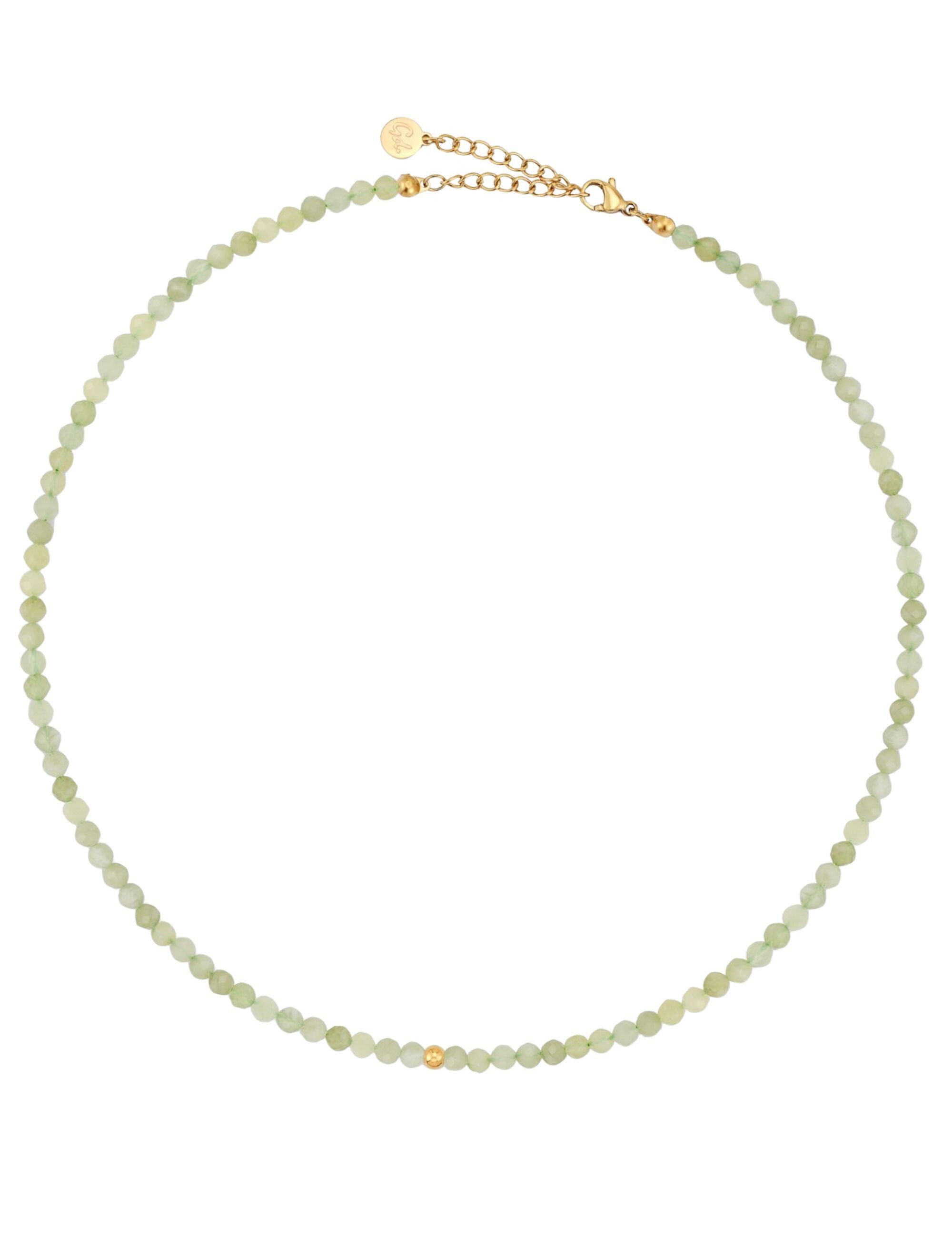 GOOD.designs Perlenkette, allergikerfreundlich, aus echten, naturbelassenen Edelsteinperlen