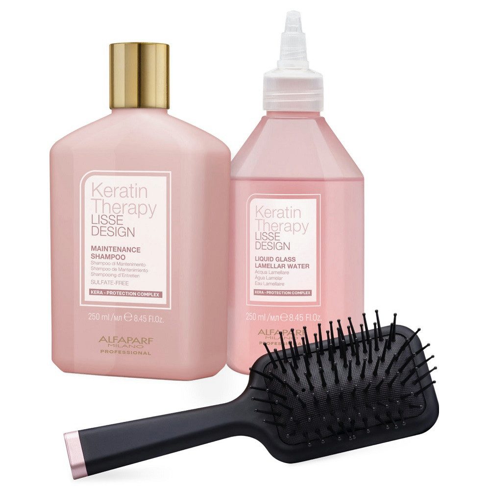 Alfaparf Milano Haarpflege-Set Alfaparf Keratin Therapy GLASS HAIR Geschenkset