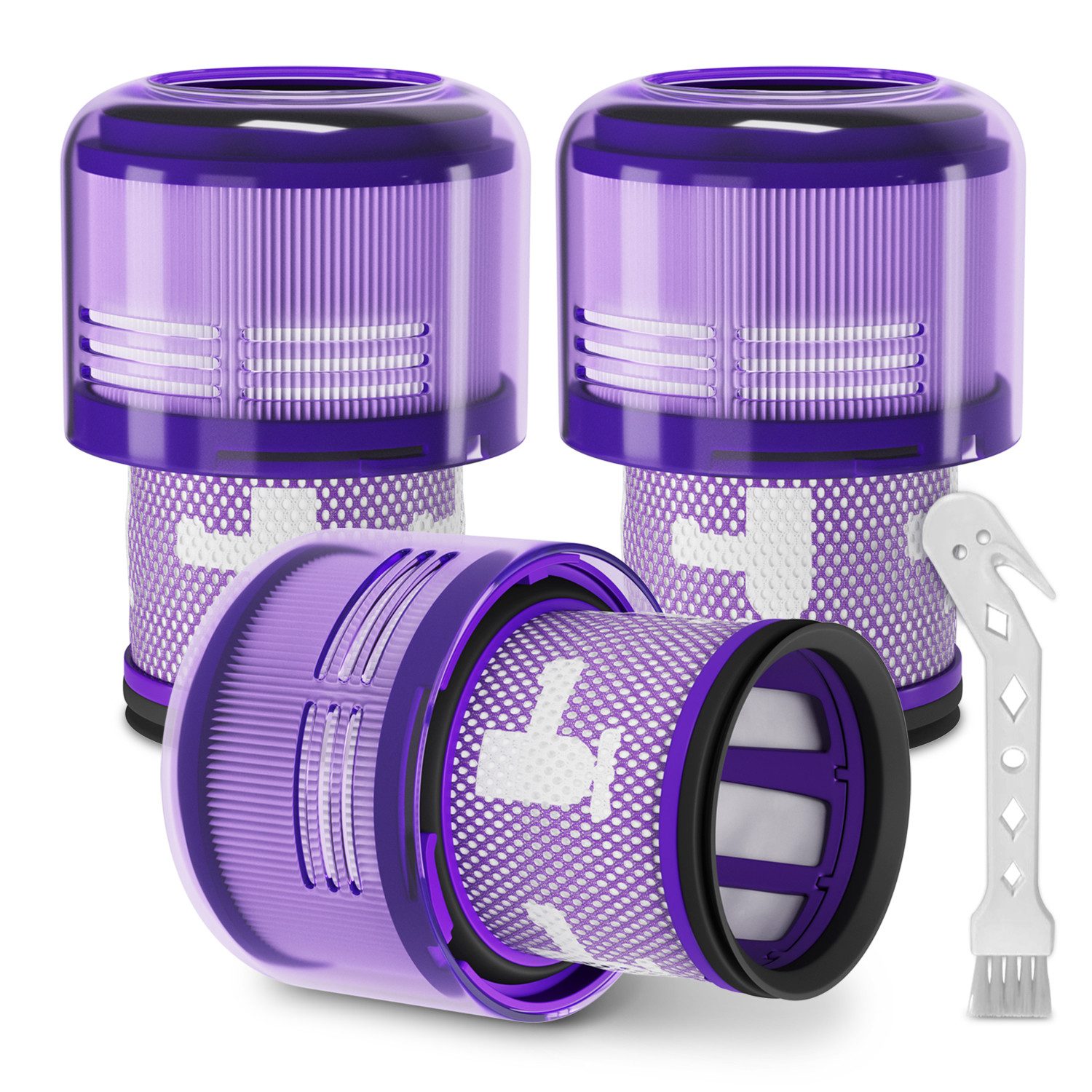 VIOKS HEPA-Filter Vakuumfilter 3 Stk Ersatz für Dyson 970013-02, für Staubsauger