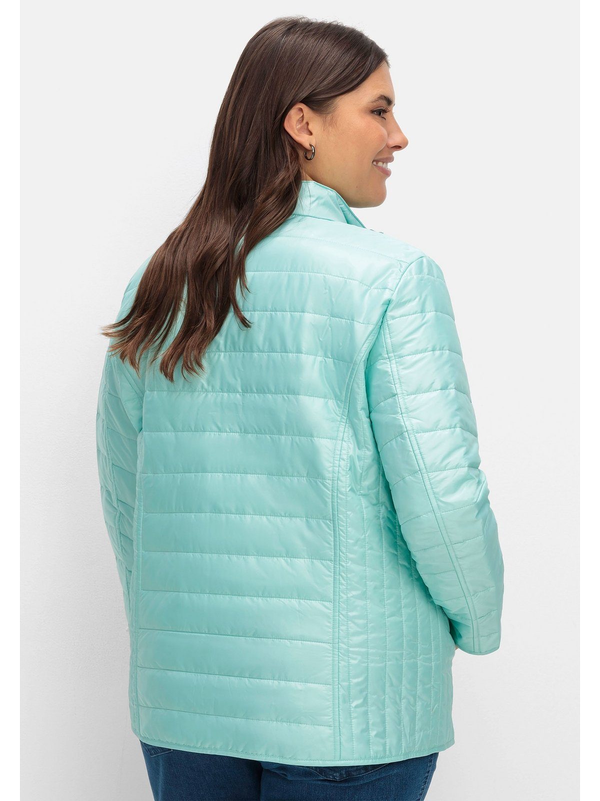 Sheego Steppjacke Große Größen für die Übergangszeit, mit Stehkragen