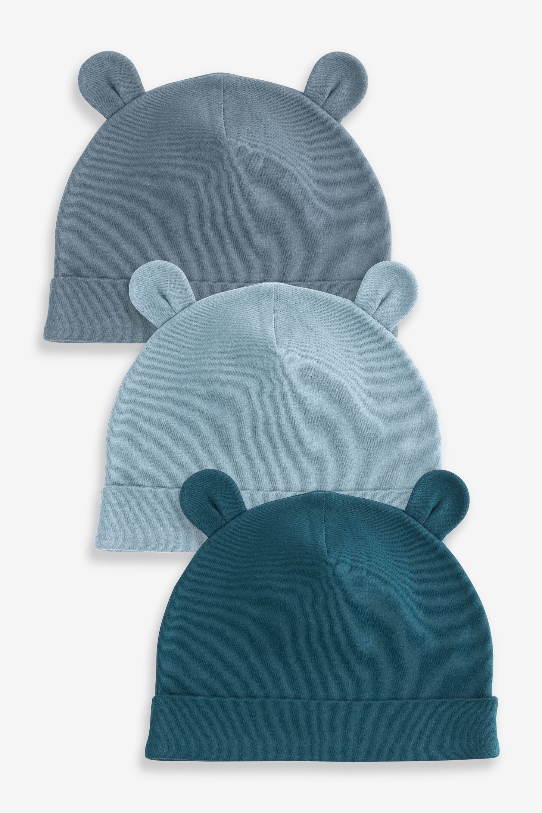 Next Erstlingsmütze Baby-Strickmützen, 3er-Pack (3-St)