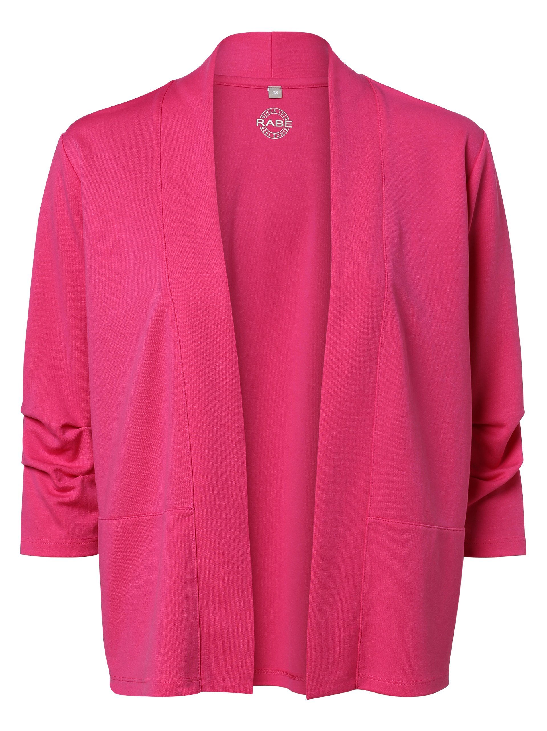 Rabe Sweatjacke, 3/4-Ärmel mit Raffung
