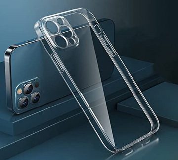 OLi Handyhülle Transparente Silikon Hülle für iPhone 13 Pro Max 6.7 mit Kamera Schutz 6,7 Zoll, Stoßfeste Cover, Case, Clear