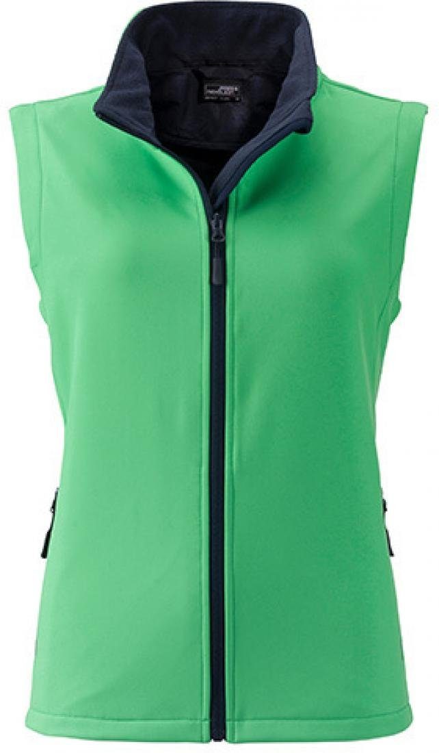 James & Nicholson Funktionsweste Damen Promo Softshell Vest / Wasserabweisend, winddicht