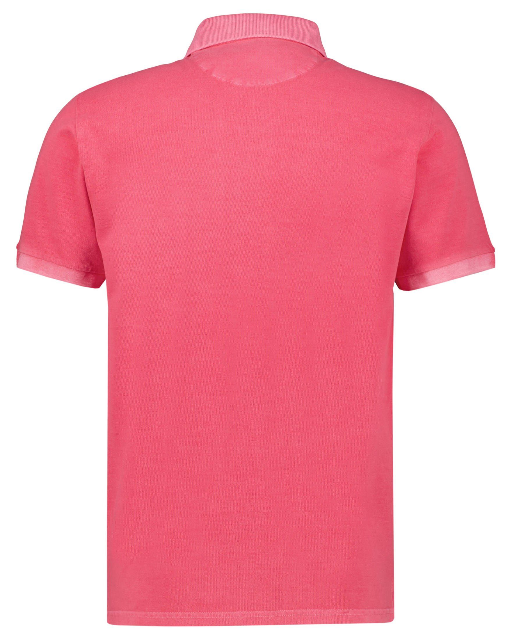 Poloshirt Herren PIQUE Fit Regular SUNFADED Poloshirt (1-tlg) (71) Gant pink