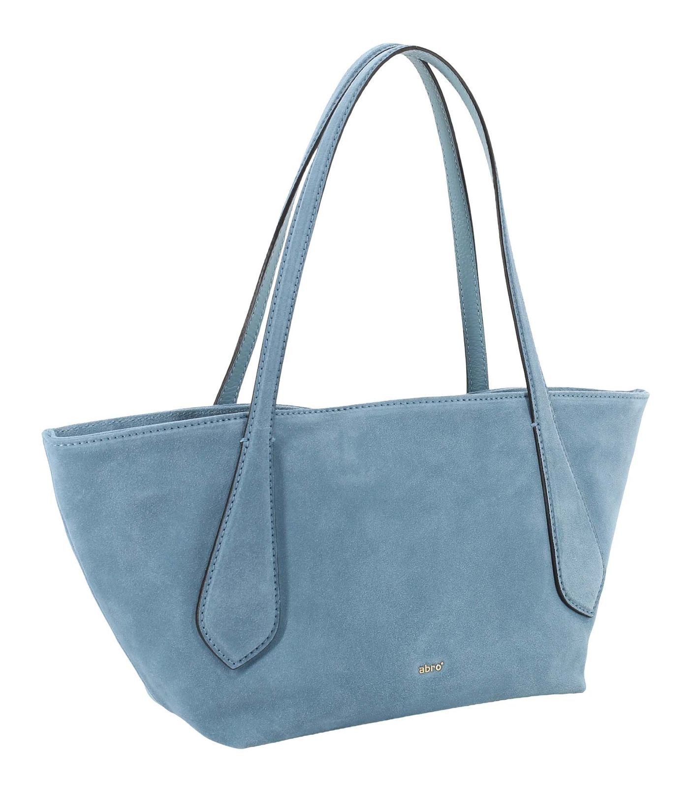Abro Schultertasche Shopper Carina, aus echtem Rindsleder