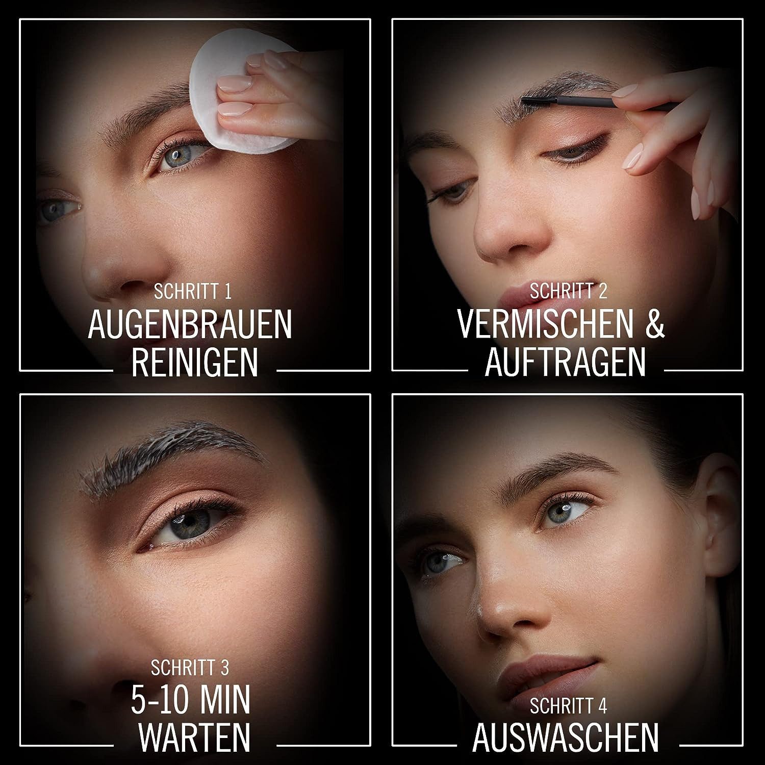 Syoss Augenbrauenfarbe Dunkelbraun 17 ml, für einen natürlichen Look, langanhaltend – Bild 5 von 5