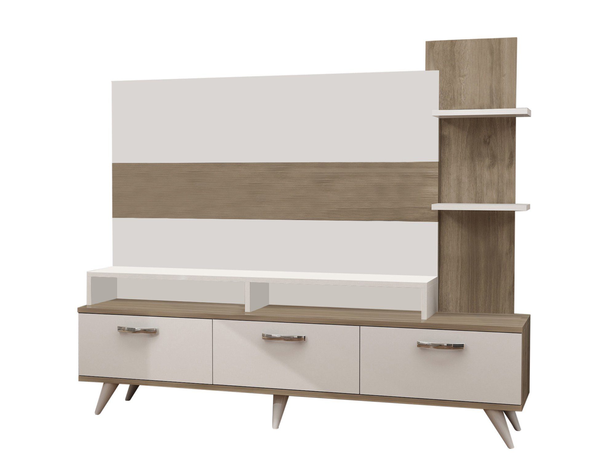 100% TV-Schrank cm, Decor Skye 127x150x30 Schränke, Partikelplatte Melaminbeschichtete