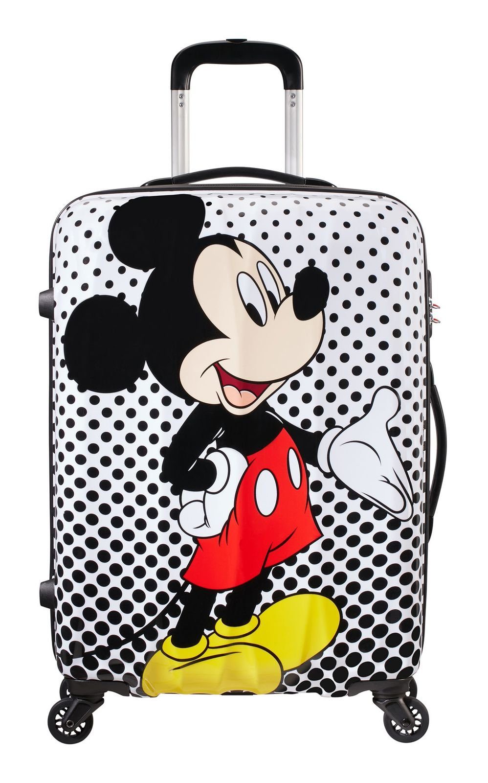 Polka Rollen Mickey Mouse Legends, 4 Hartschalen-Trolley Disney Dot Tourister® American