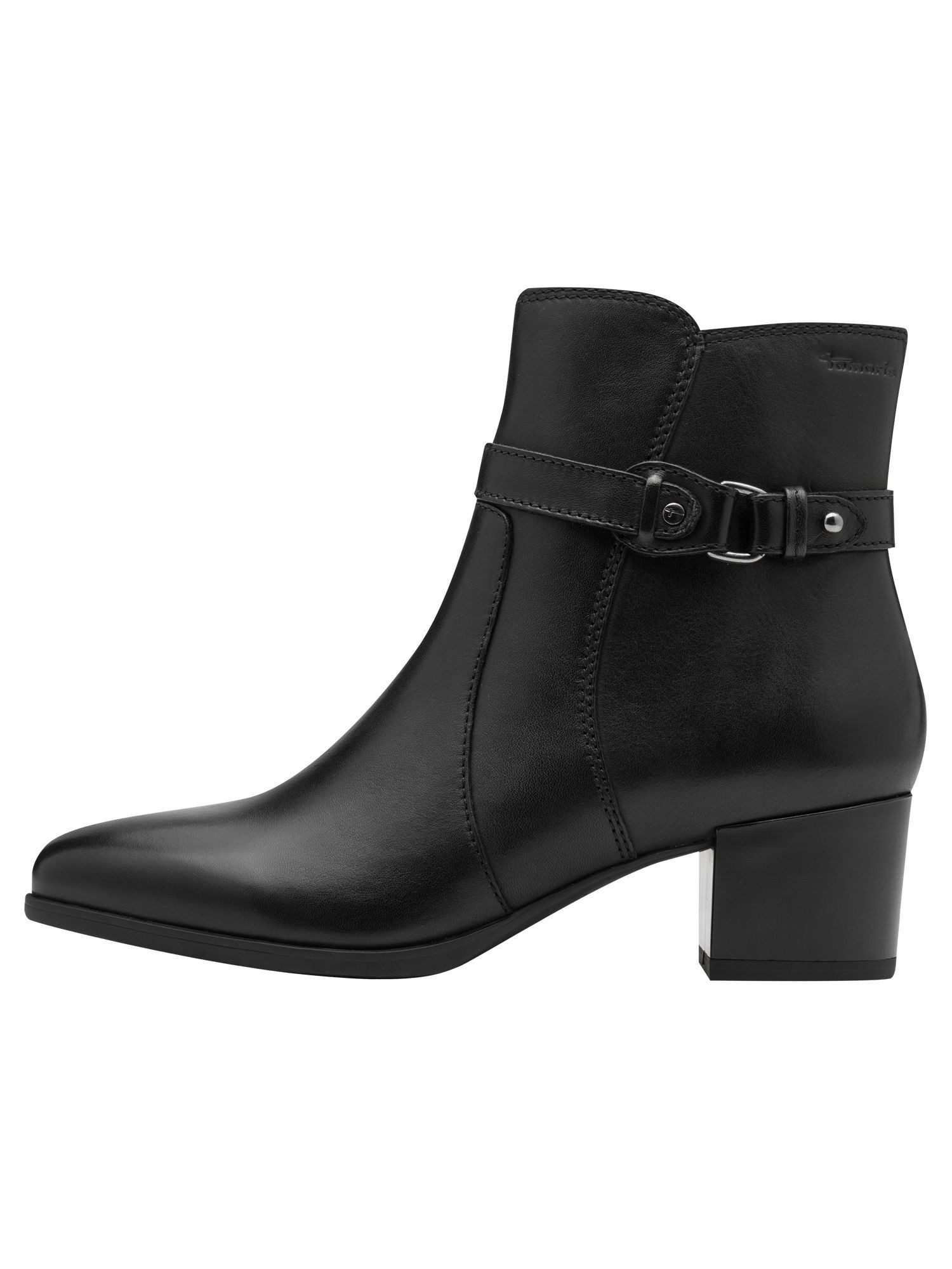 Tamaris TOUCH-IT aus Leder Blockabsatz 1-25373-45 Stiefelette TOUCH-IT – Bild 4 von 5