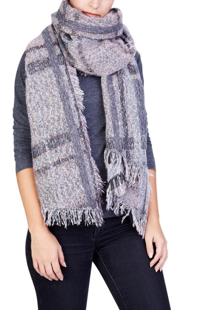 LOREZA Schal XXL Damen Karo Deckenschal 230cm x 70cm Winterschal günstig online kaufen