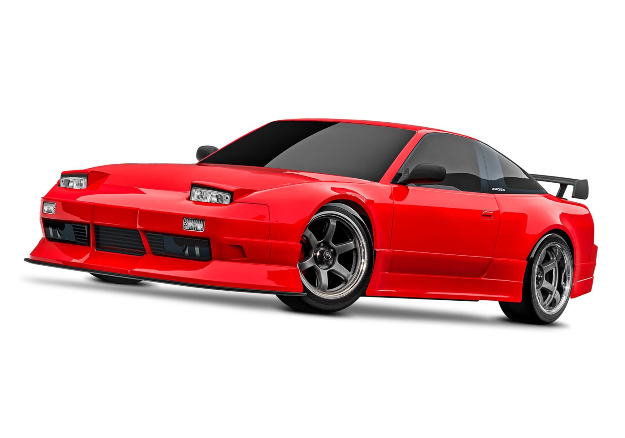 Traxxas RC-Flugzeug Traxxas RC Elektro 4-Tec Drift Nissan 240SX RWD 1:10 RTR Rot