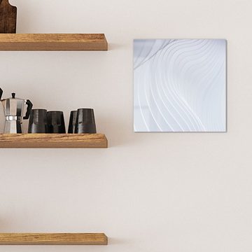 DEQORI Magnettafel 'Abstrakte Wellenstruktur', Whiteboard Pinnwand beschreibbar
