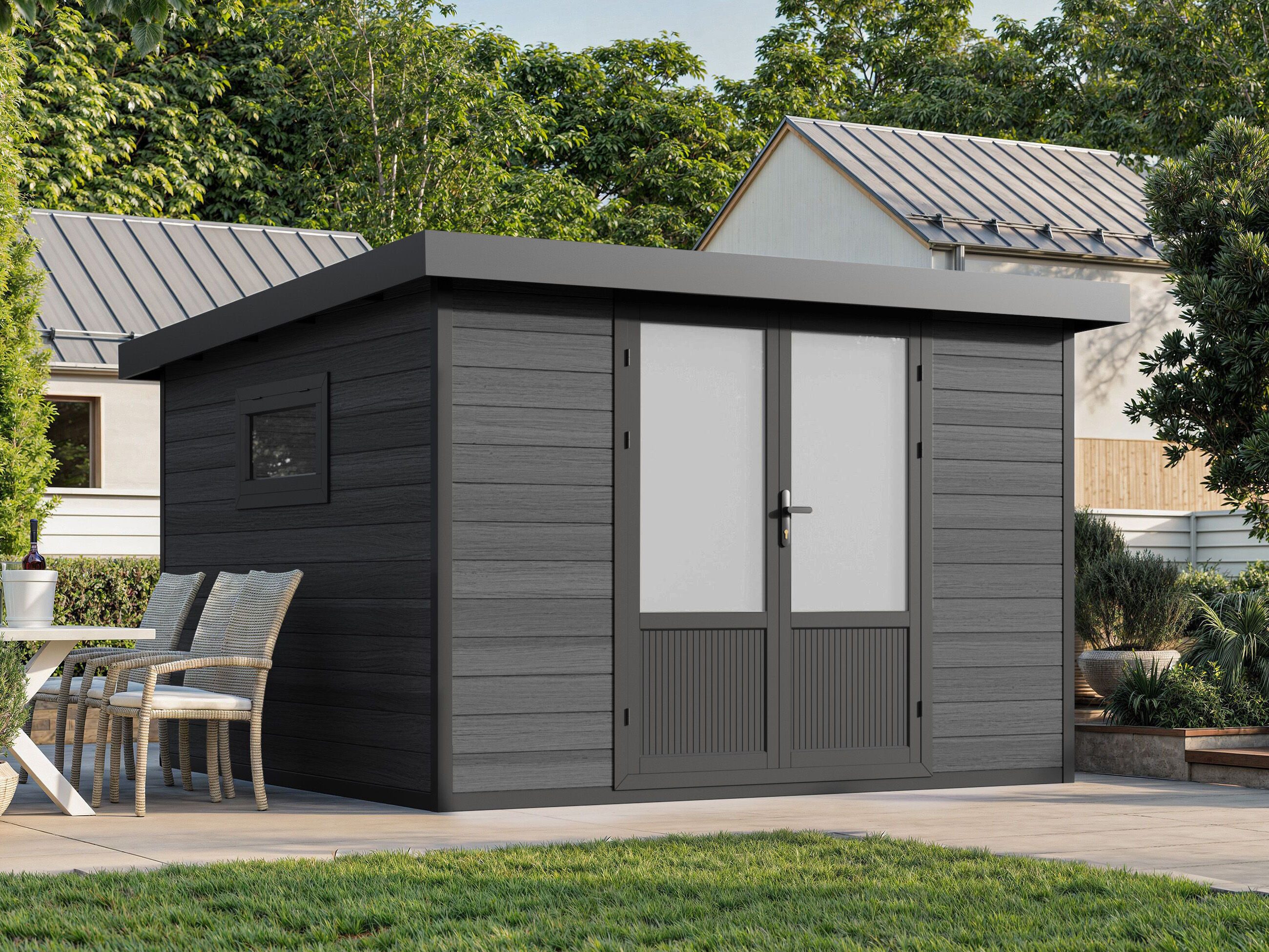 Fjordholz Gartenhaus Style DeLuxe 8,4 m² günstig online kaufen