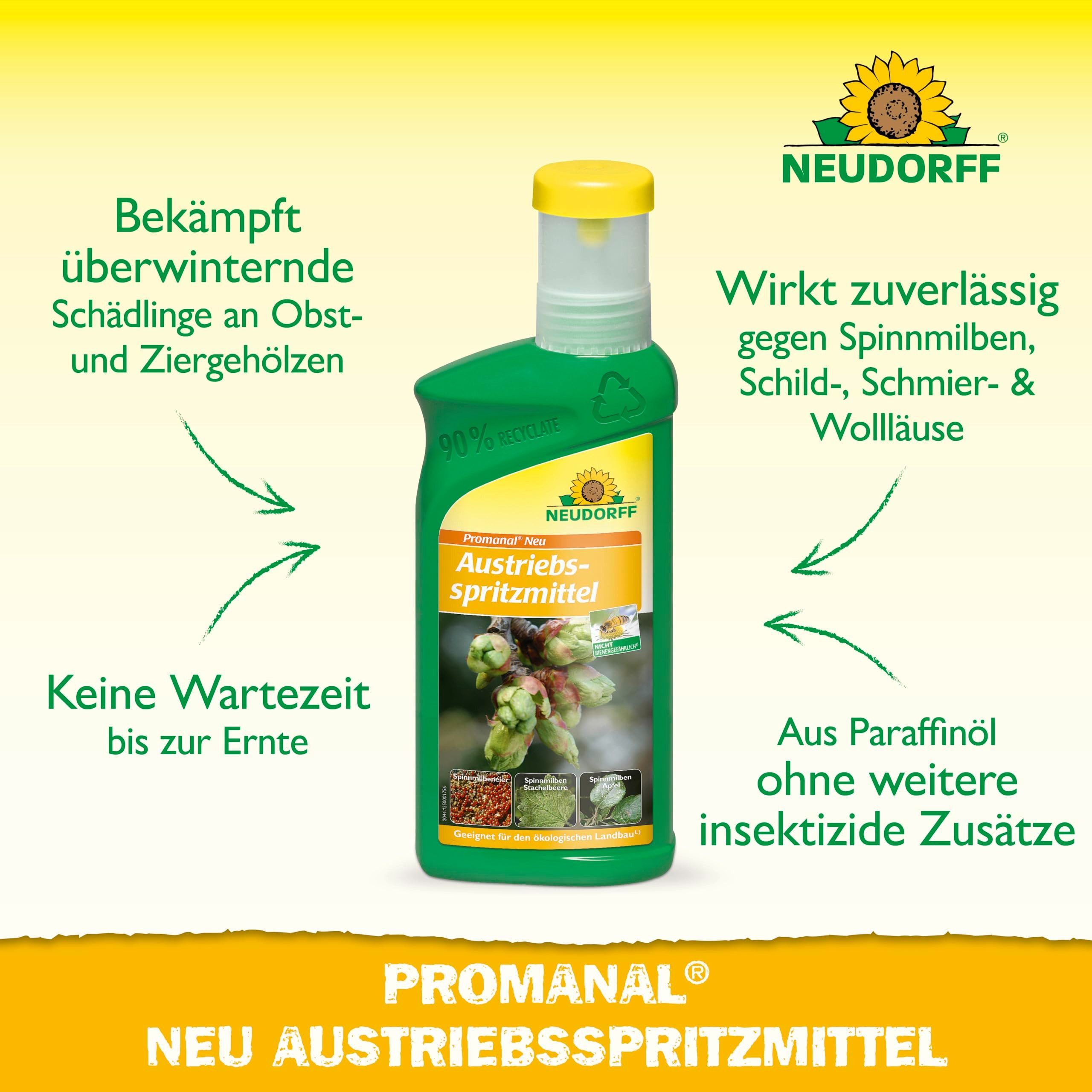 Neudorff Insektenspray Promanal Neu Austriebsspritzmittel 500 ml, 0.5 l