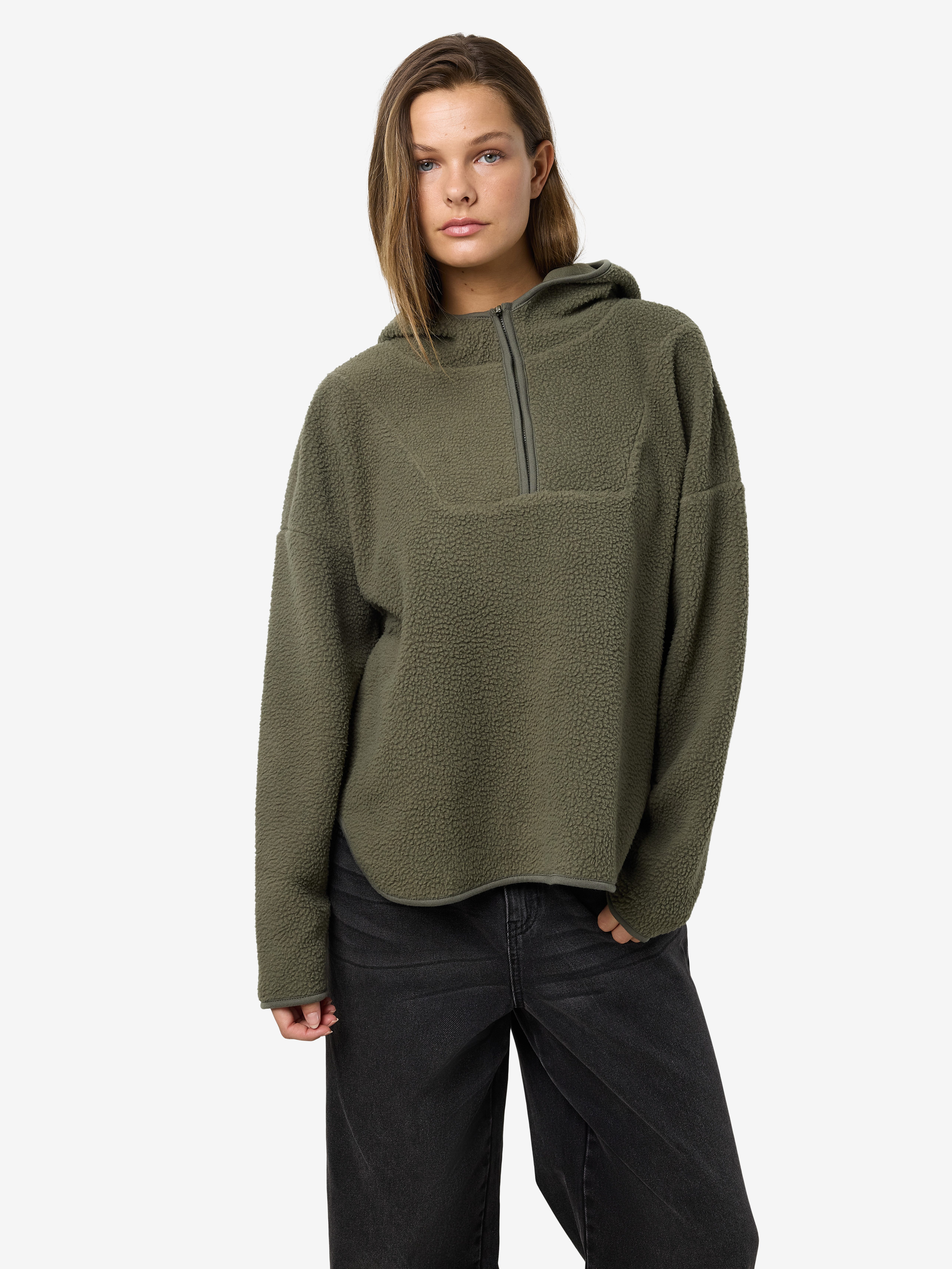 Noisy may Kapuzensweatshirt NMCOZY L/S HALFWAY günstig online kaufen