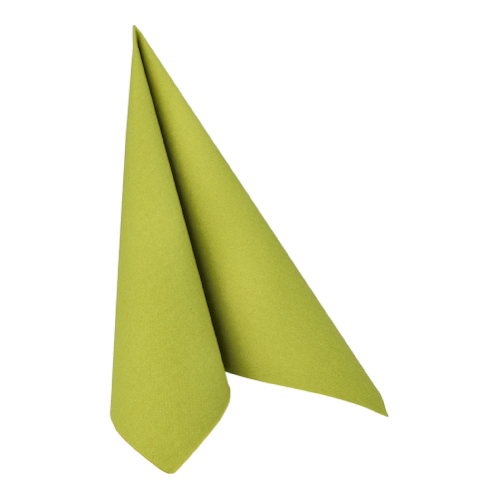 PAPSTAR Papierserviette, Servietten stoffähnlich 40x40cm Royal Collection 50 Stück Lindgrün