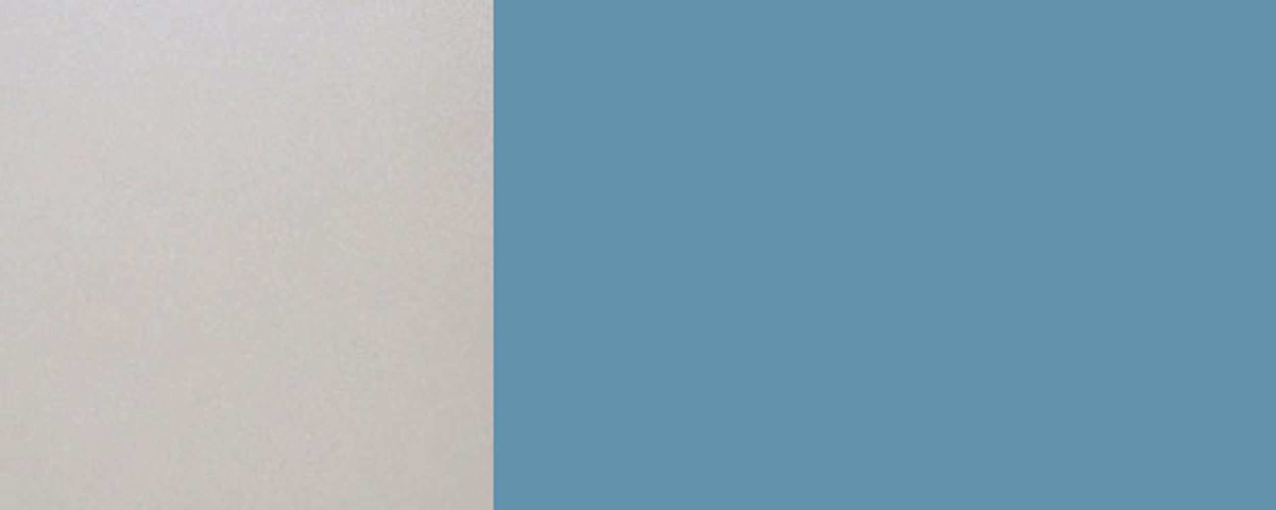 Feldmann-Wohnen Klapphängeschrank Amaro RAL 50cm Korpusfarbe mit wählbar und (Amaro) Front- pastellblau Glasfront 1-türig (glasklar) 5024 matt