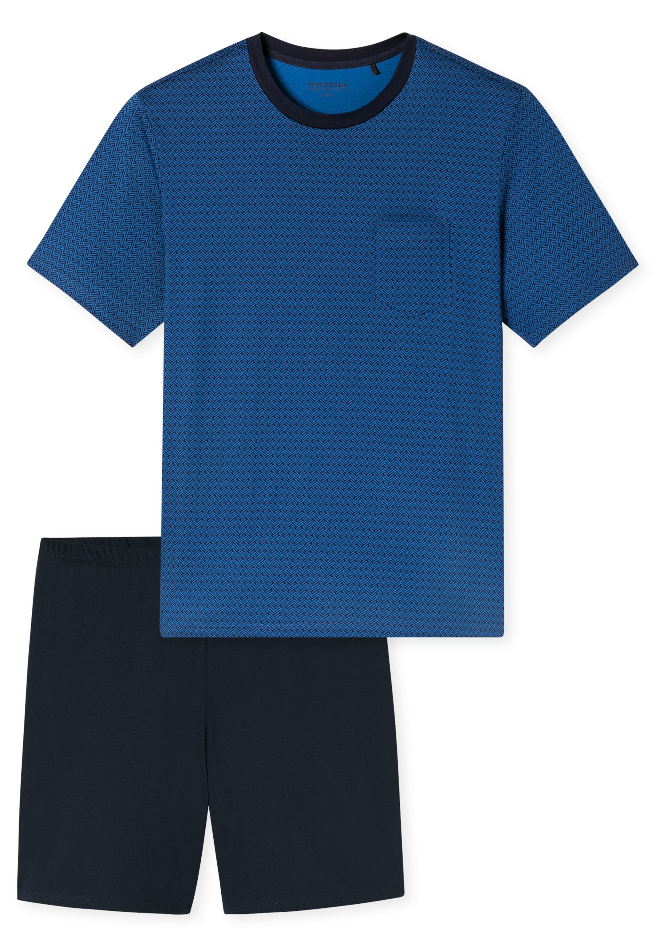 Schiesser Pyjama Comfort Essentials (Set, 2 tlg) Schlafanzug - Baumwolle - günstig online kaufen