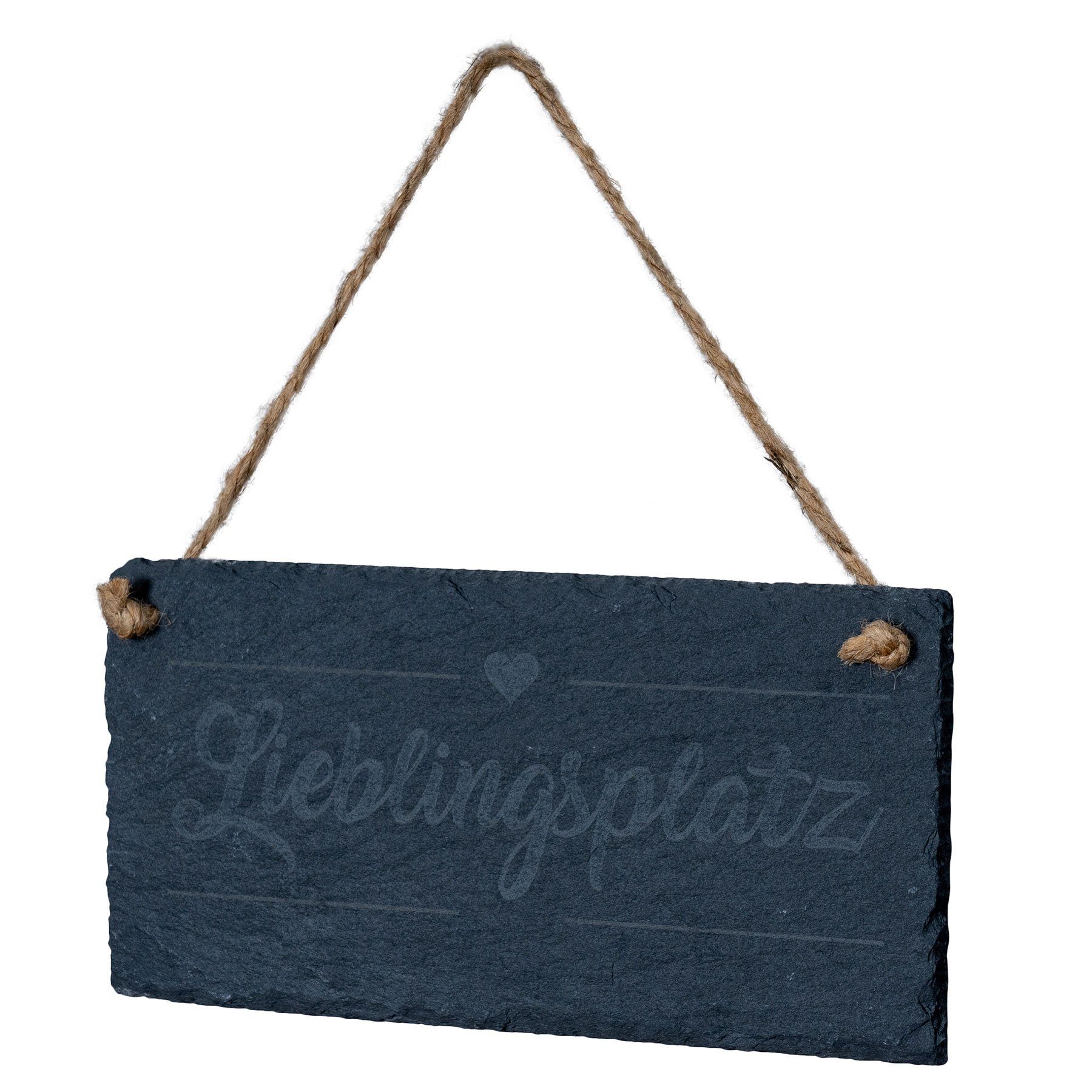 4er Levandeo® 20x10cm Set Schiefertafel Sprüche Memoboard, Schieferplatte Kreidetafel