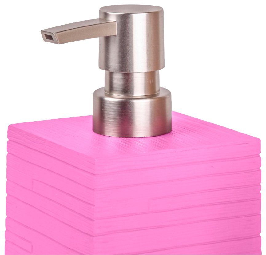 Sanilo Pumpe rostfreien mit stabiler und Seifenspender Calero, rosa