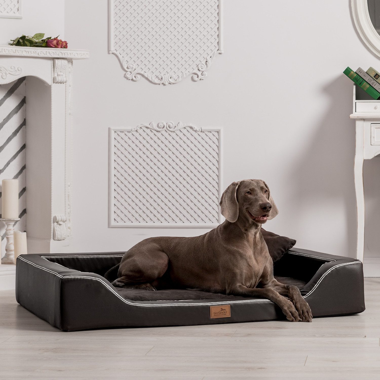 tierlando® Tierbett Orthopädisches LUXUS-Hundebett MELODY LATEX günstig online kaufen