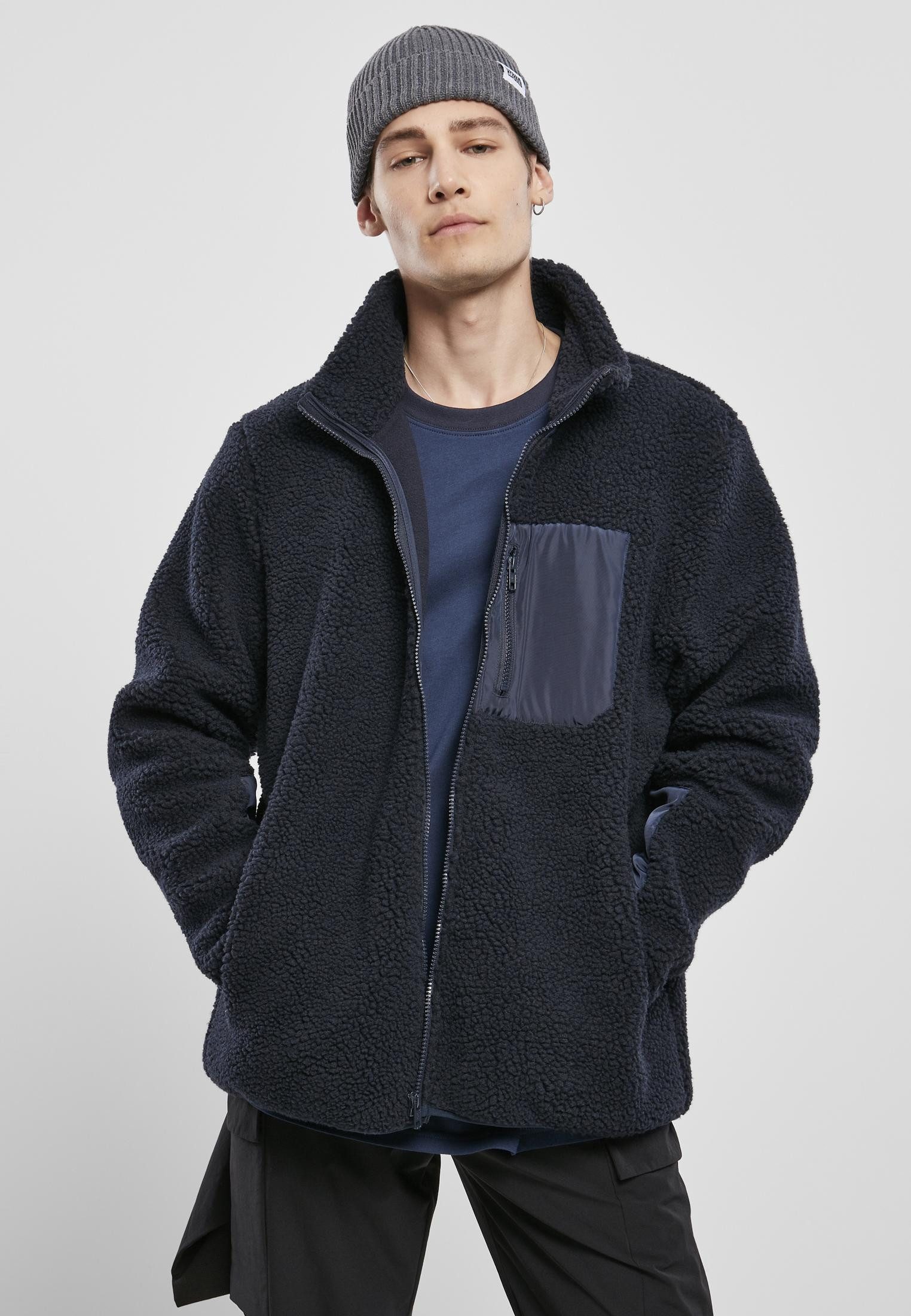 URBAN CLASSICS Outdoorjacke Sherpa Jacket Herrenjacke