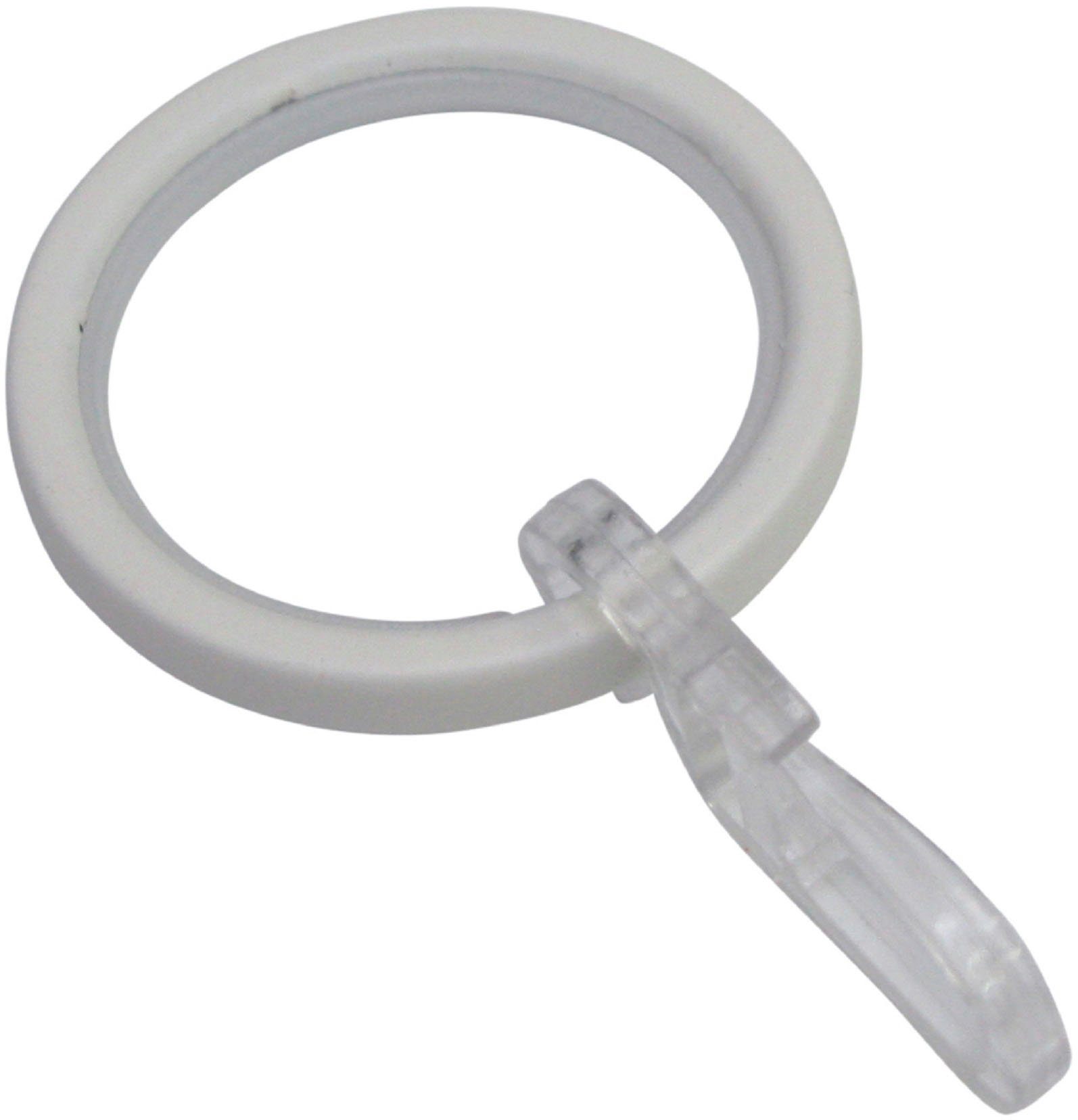 SCHÖNER WOHNEN-Kollektion Gardinenring mit Gleiteinlage für Ø 20 mm, (10-St), Serie Einzelprogramm Leon Ø 20 mm