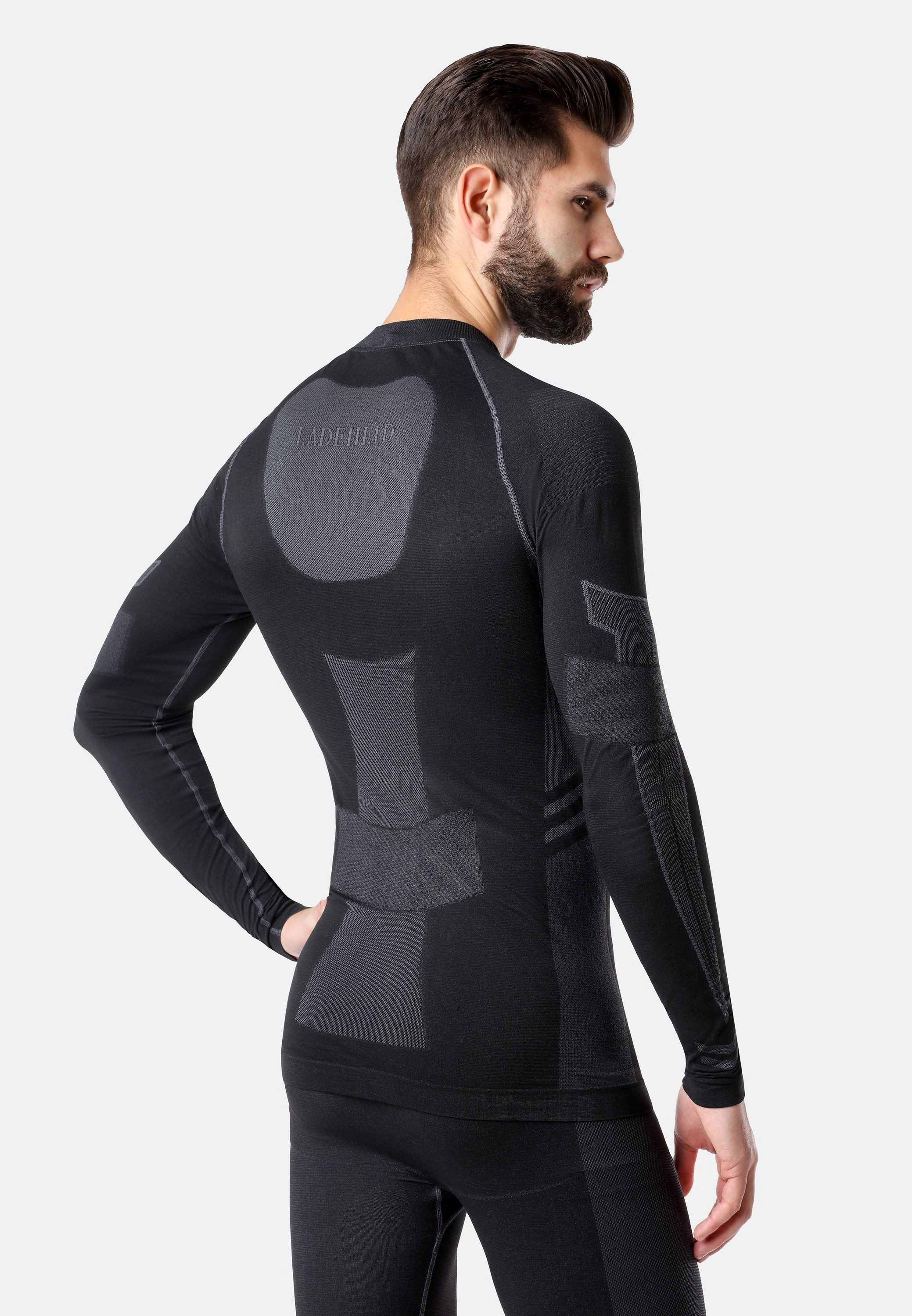 Ladeheid Funktionsunterhemd Herren Funktionsunterwäsche langarm Shirt Thermoaktiv LAGI001 – Bild 4 von 5