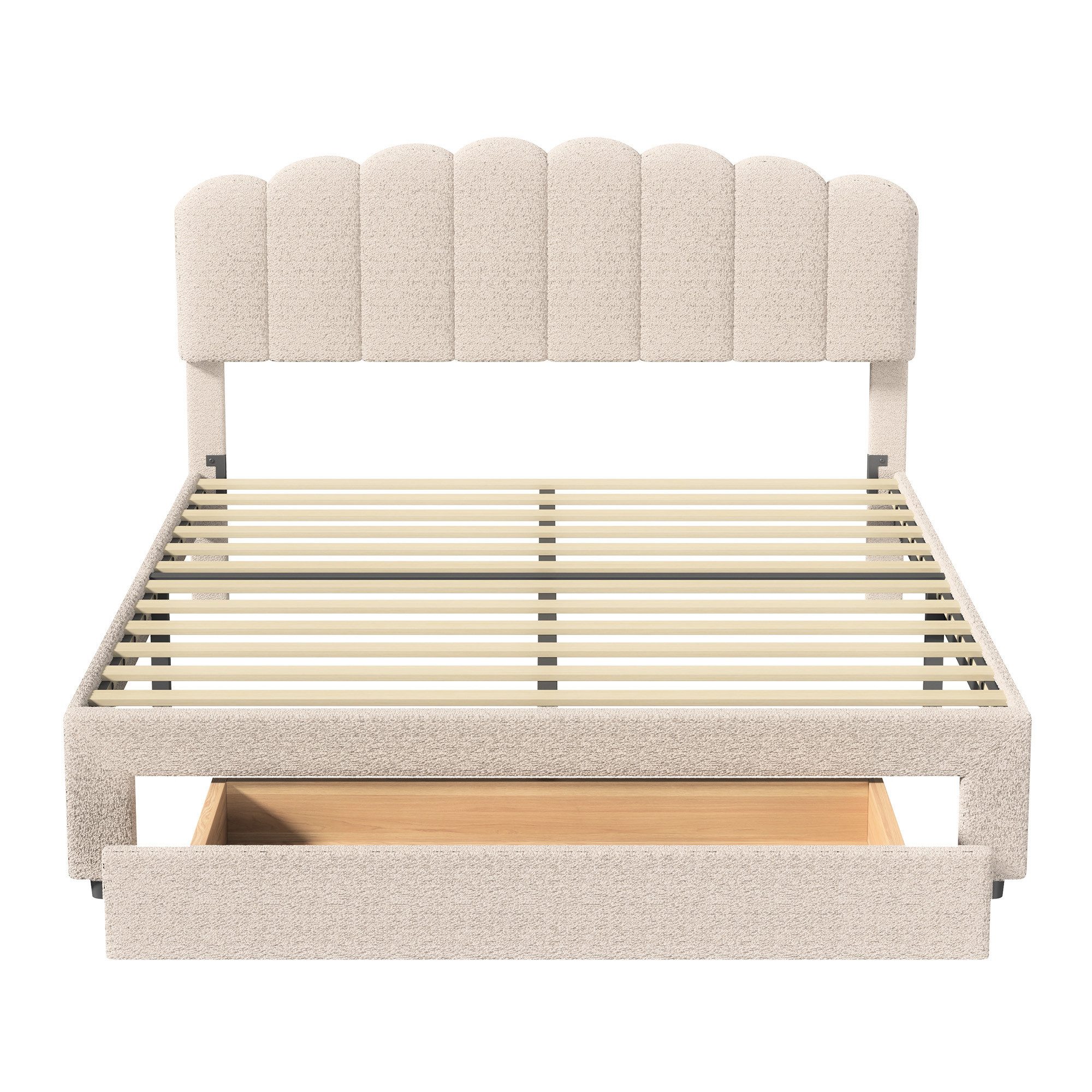 Gdood Polsterbett Doppelbett Stauraumbett Mit Ladefunktion (Geeignet für Ju günstig online kaufen