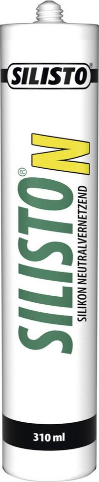 Thumbnail - Silisto Silikon Neutralvernetzend für Fugenabdichtung in Innen- und Außenbereich, gebrauchsfertig, schimmelresistent, UV...