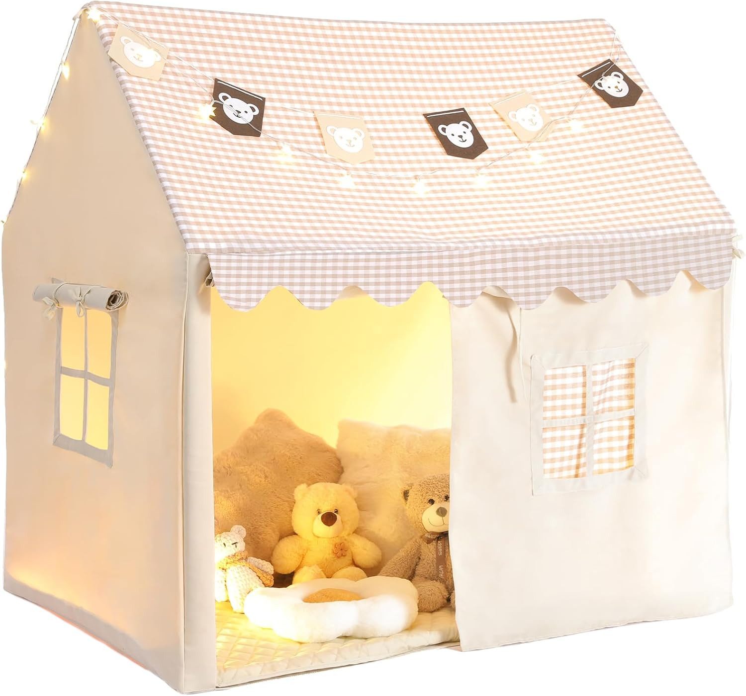 TLGREEN Spielzelt Kinder Spielhaus mit Matte günstig online kaufen