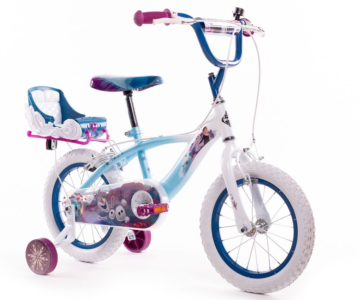 Gang, Kinder 1 Kinderfahrrad Eiskönigin Frozen 21971w, Zoll Stützräder Elsa 16 Puppensitz, Fahrrad Huffy Mädchen Huffy