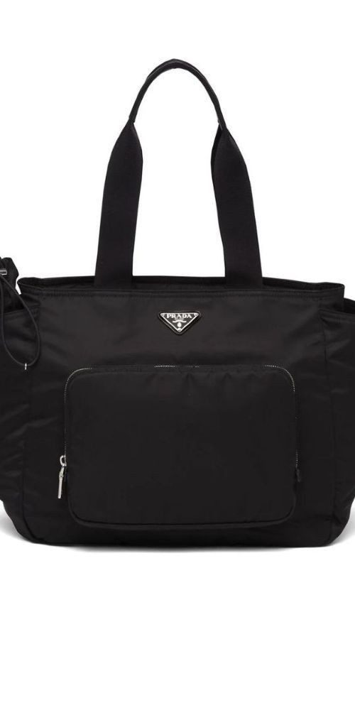 PRADA Handtasche Prada Wickeltasche schwarz