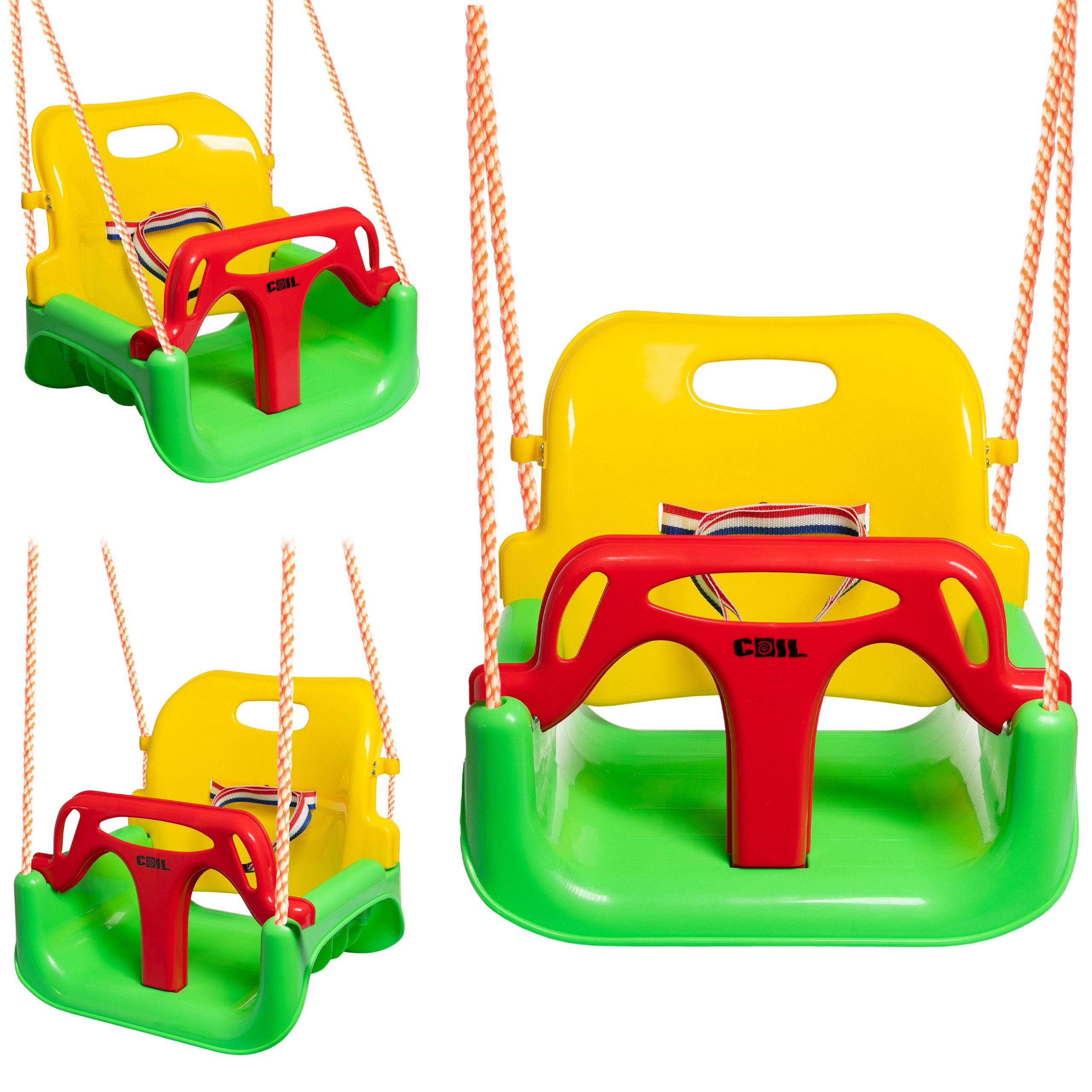 COIL Babyschaukel Schaukel 3in1, Gartenschaukel,Rückenlehne und günstig online kaufen
