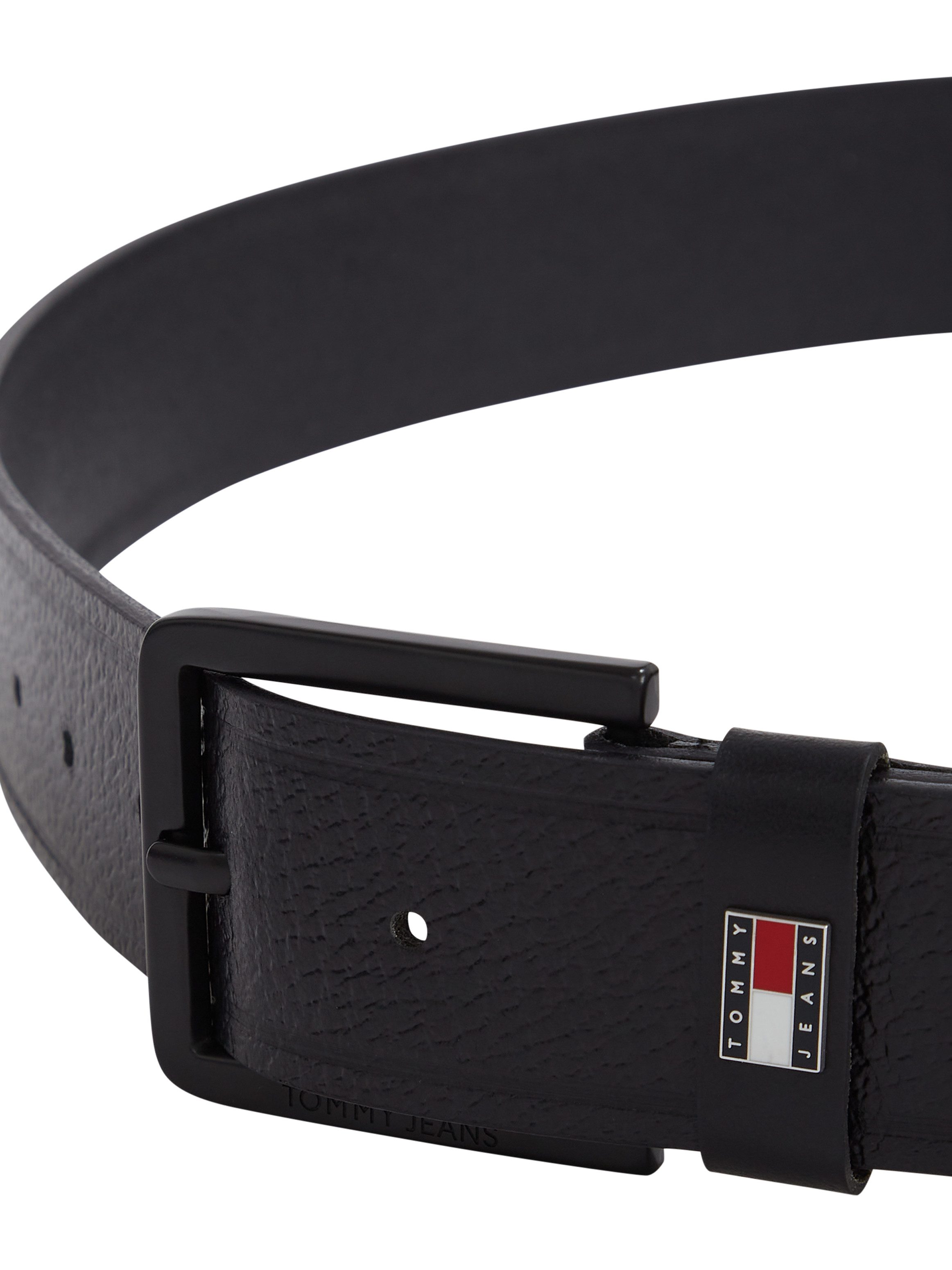 Tommy Jeans Ledergürtel TJM ELEVATED FLAG LEATHER 3.5 Größenverstellbar, Ma günstig online kaufen